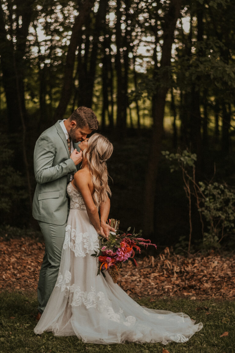 Haley + Adam / Private Estate backyard wedding Evansville, IN wedding