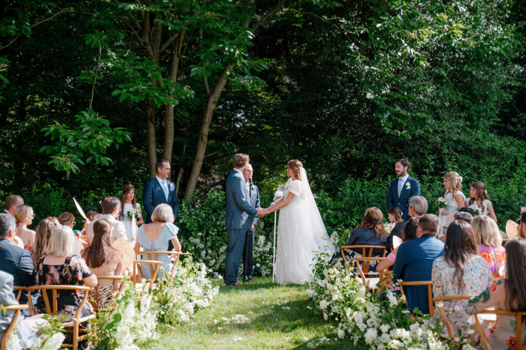 philadelphia wedding, glen mills private estate wedding, outdoor ceremony