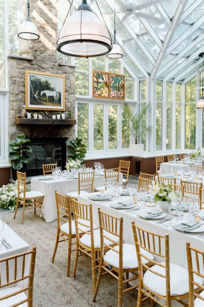 Goodstone Inn wedding reception space