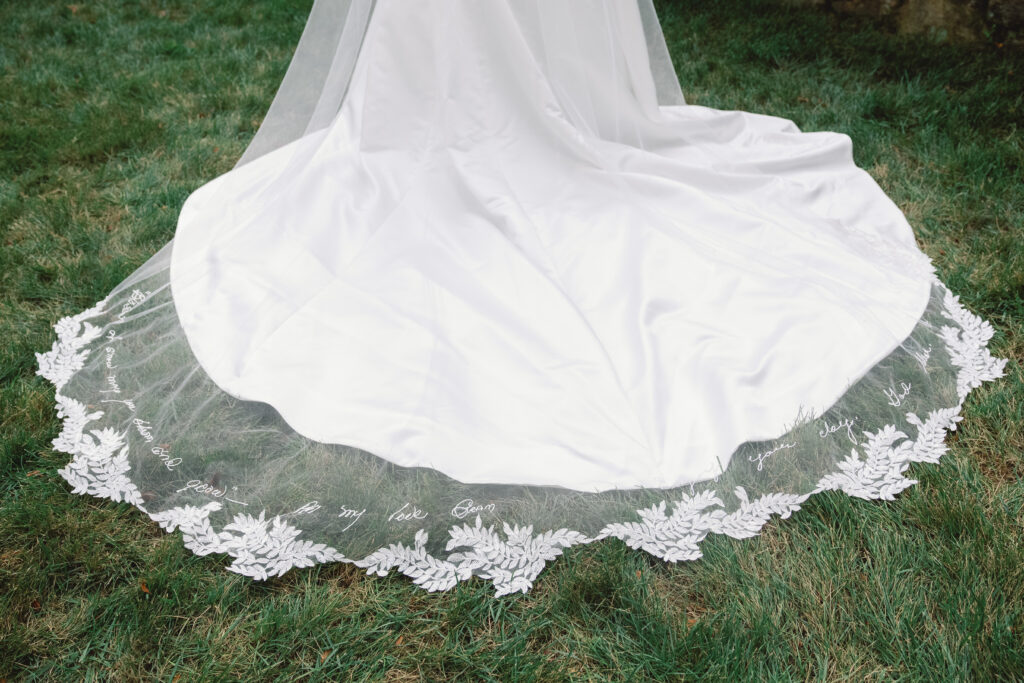 Middleburg VA wedding, Red Fox Inn wedding, Virginia wedding, personalized veil