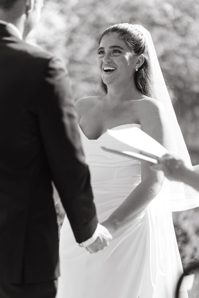 wedding, virginia wedding, italian inspired wedding, bride and groom at the altar