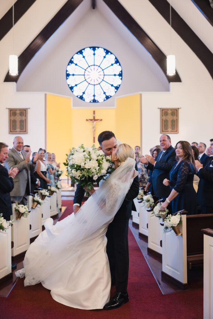 st bridget of ireland church, church ceremony, wedding ceremony, wedding in middleburg, dmv wedding planner, bridal veil