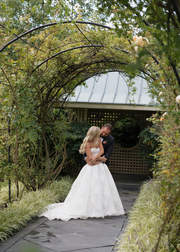 wedding at glenstone virginia, luxury wedding planner and designer, luxury tented wedding, fairtytale wedding, whimsical wedding, dmv wedding planner and designer, bride and groom