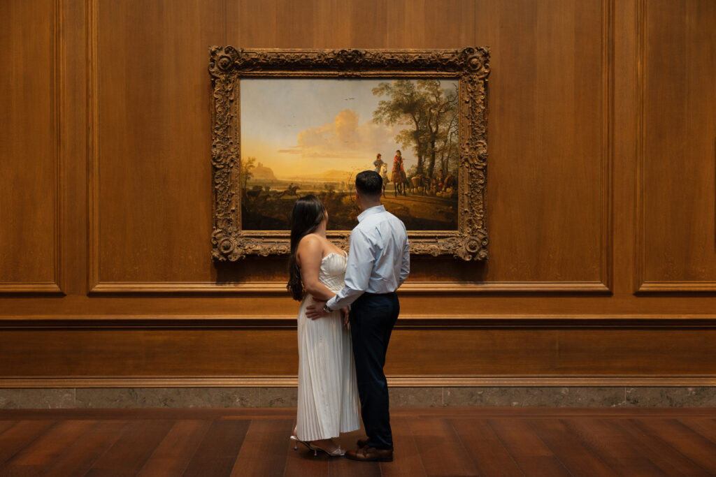 museum engagement shoot, bride and groom, engagement photoshoot, washington dc wedding planner, washington dc engagement shoot