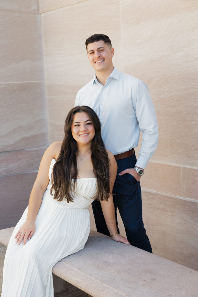 museum engagement shoot, bride and groom, engagement photoshoot, washington dc wedding planner, washington dc engagement shoot