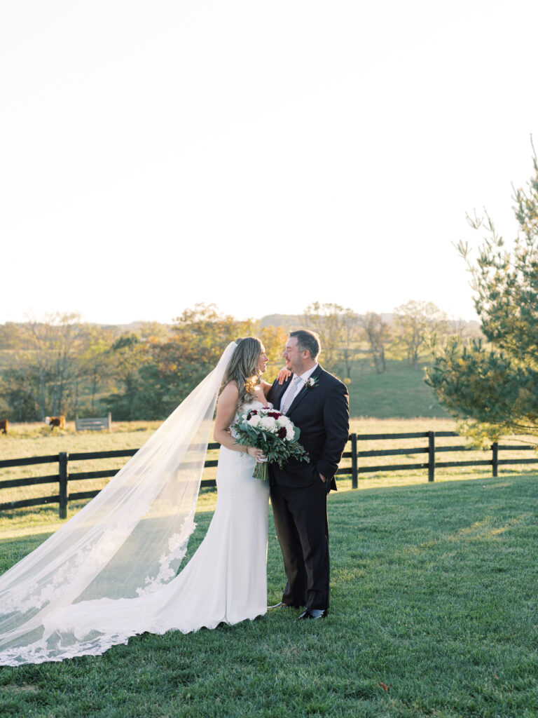 wedding, shadow creek wedding, white and pink wedding, virginia wedding, wedding planner, bride and groom, wedding veil