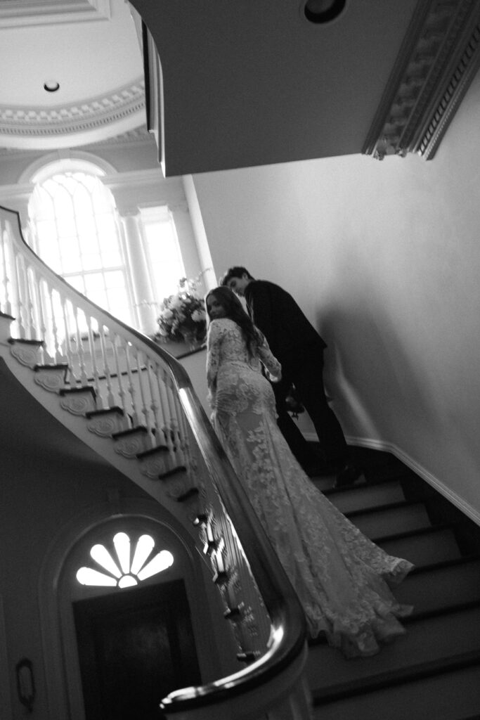 wedding british vogue shoot, bride and groom, red wedding