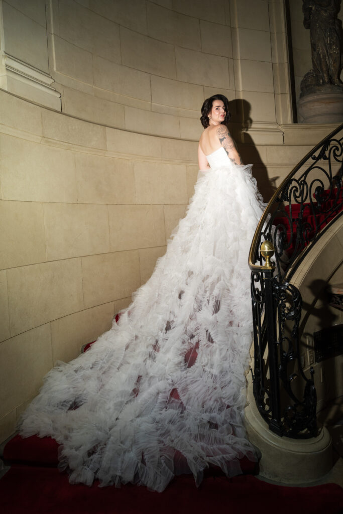 vida events wedding, meridian house wedding, bride, wedding dress