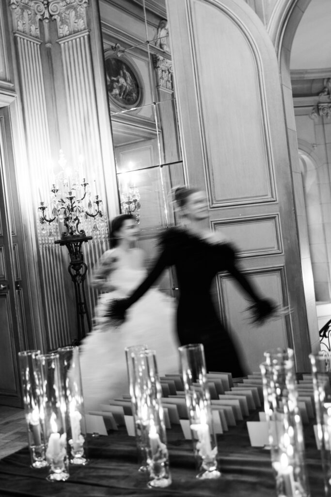 vida events wedding, meridian house wedding, bride reception dress