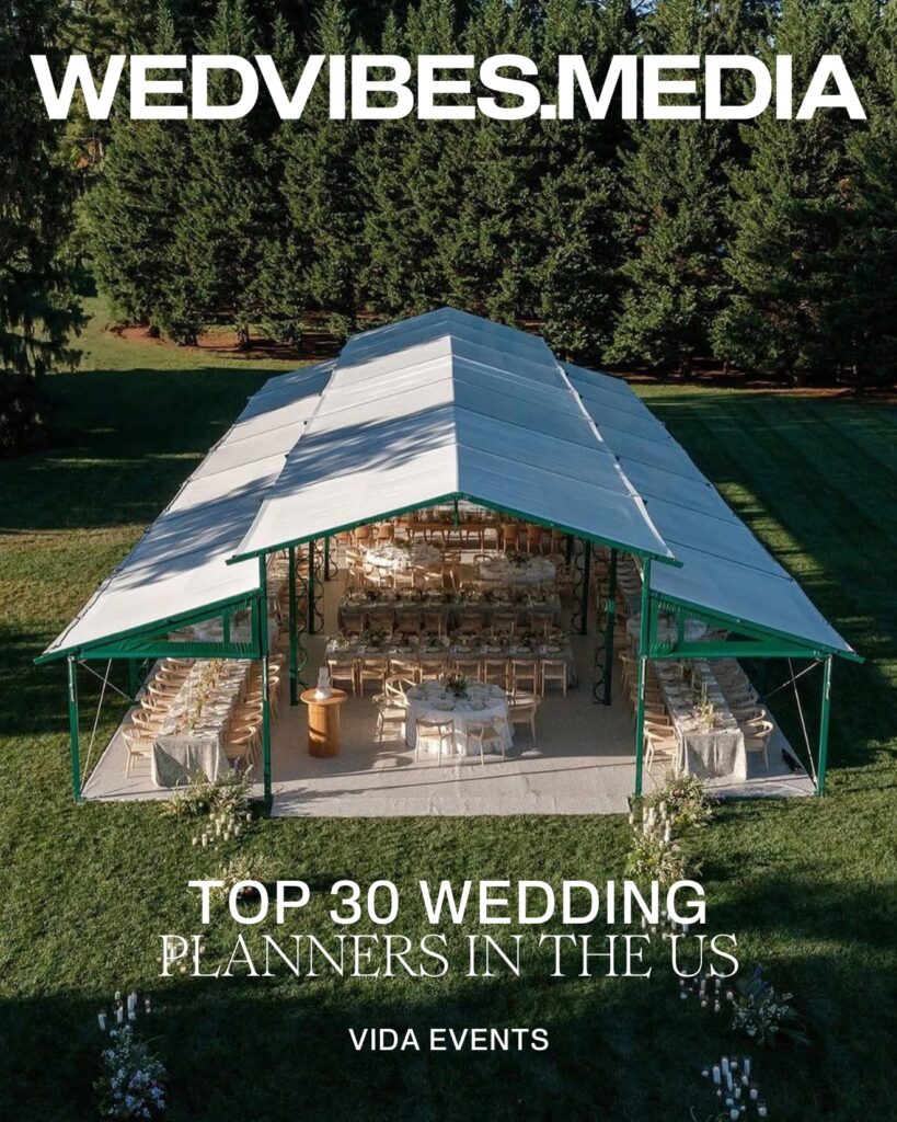 Top 30 Wedding Planners in the US, vida events, best wedding planner in the us, best wedding planner in virginia, best wedding planner in the dmv, best wedding planner in 2025, wed vibes