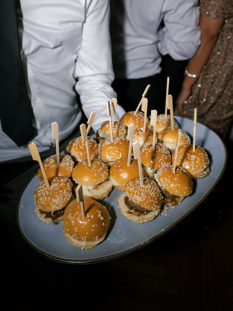 Larz Anderson wedding, Washington dc wedding, wedding reception, late night bite, wedding food