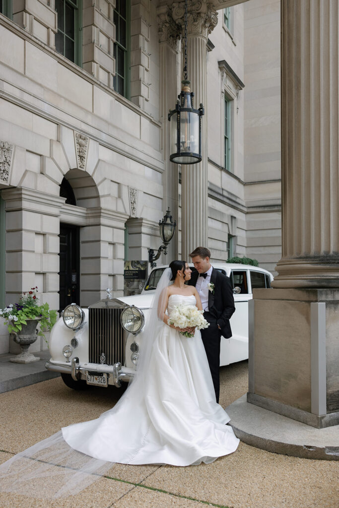 Larz Anderson wedding, Washington dc wedding, bride and groom, vida events wedding