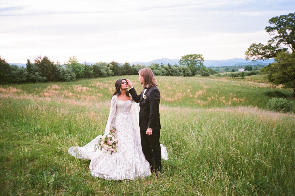 bride and groom, blossom ridge farm wedding, charlottesville wedding, luxury wedding planner, virginia wedding planner, wedding dress, newlyweds