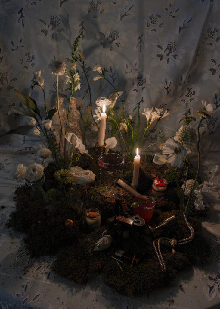 late night flat lay, gramercy mansion wedding, vintage wedding, Maryland wedding