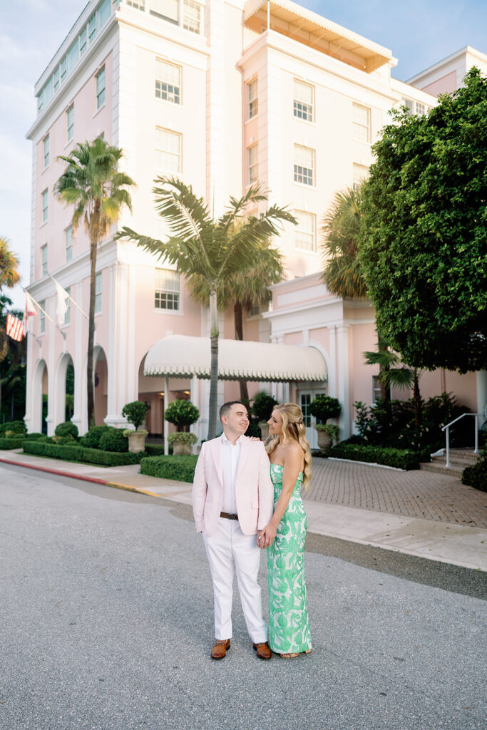 palm beach engagement shoot, the colony hotel engagement shoot, colony hotel wedding, engagement shoot, bride and groom, engaged, palm beach florida engagement