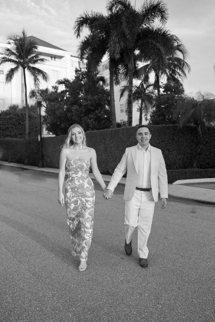 palm beach engagement shoot, the colony hotel engagement shoot, colony hotel wedding, engagement shoot, bride and groom, engaged, palm beach florida engagement