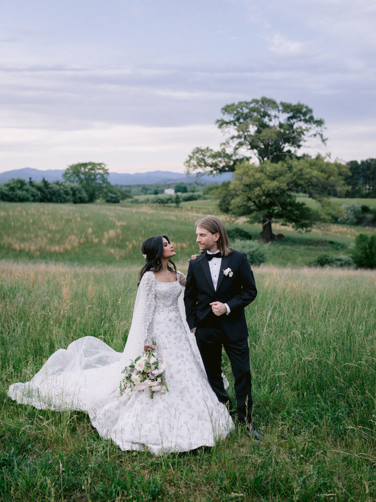 blossom ridge farm wedding, charlottesville wedding, luxury wedding planner, virginia wedding planner, wedding dress, bridal dress, bride and groom