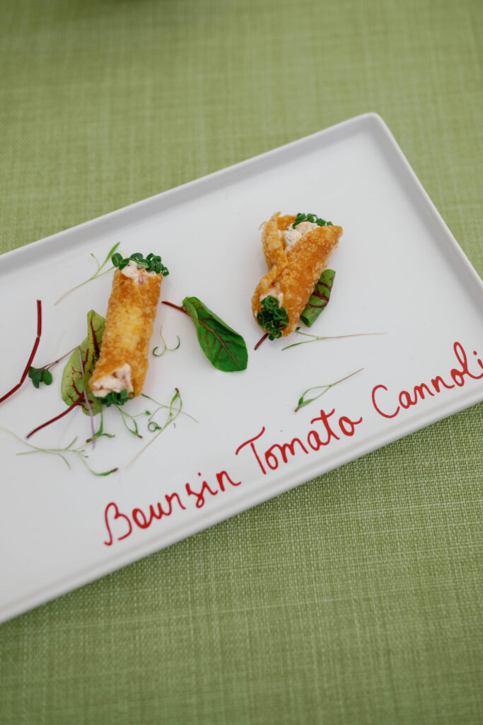 wedding hors d'oeuvres, italy inspired wedding, wedding food, wedding industry event, italian wedding food