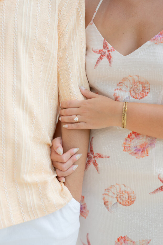 engagement shoot, bride and groom to be, engagement shoot outfit, wedding planner, dmv wedding planner, florida wedding, engagement ring